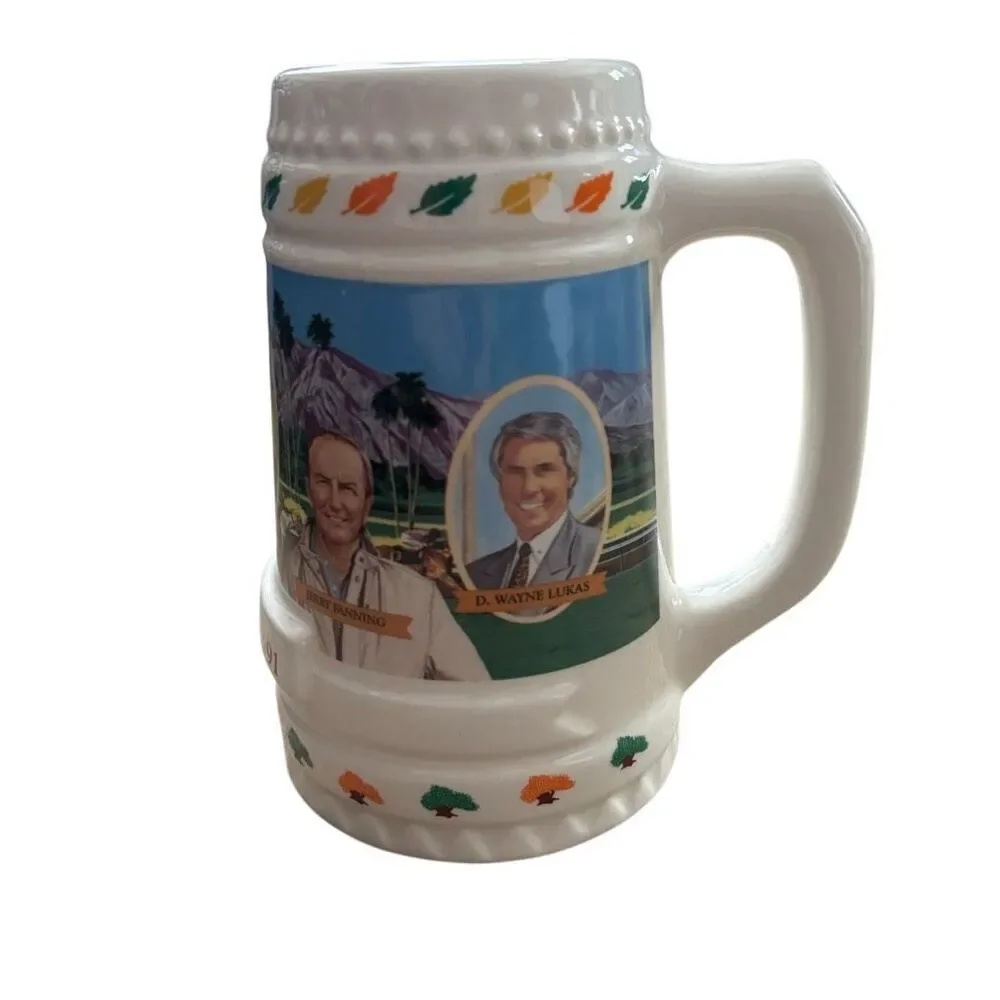 Oak Tree Racing 1991 All-Time Trainers Stein